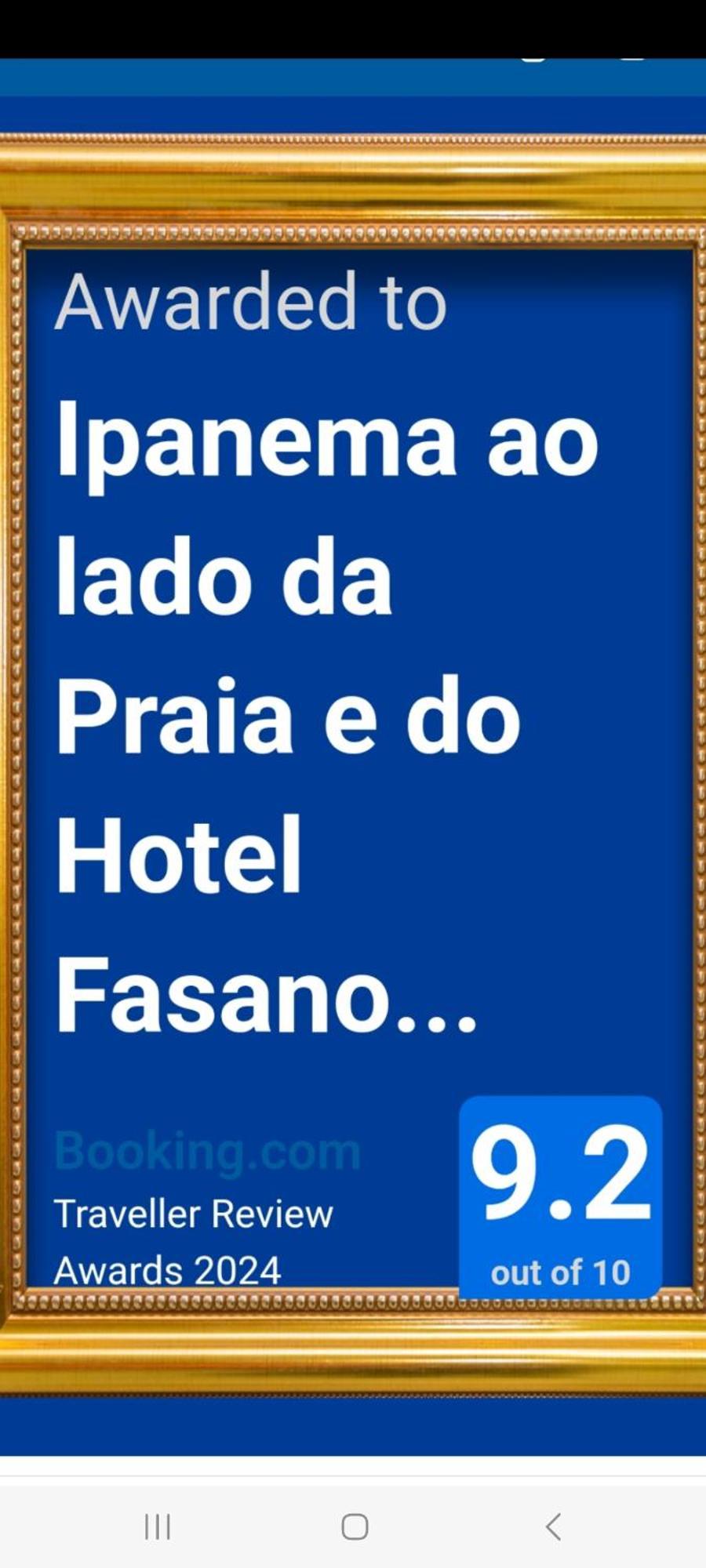 Ipanema Posto8 Flat45m2 Com Mesanino Rua Fasano * Rio de Janeiro